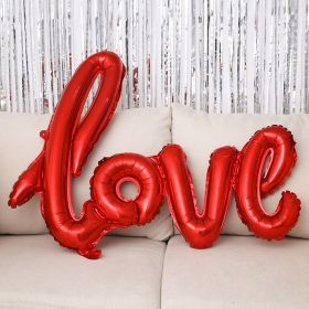 43-inch One-piece Love Balloon Aluminum Film Letter Balloon