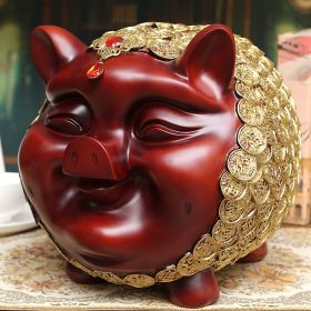 Large Resin Piggy Bank, Lucky Piggy Bank, Business Gifts, Office Decorations, Home Accessories