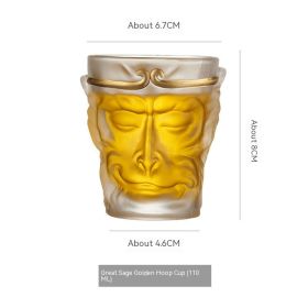 Large Capacity Master Cup Crystal Glass Kung Fu