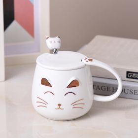 Creative Cartoon Animal Cat Shape Ceramic Breakfast Cup