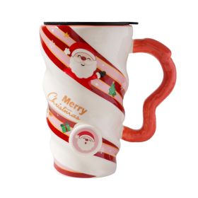 Christmas Couple Ceramic Mug Home Office Milk Breakfast Cup