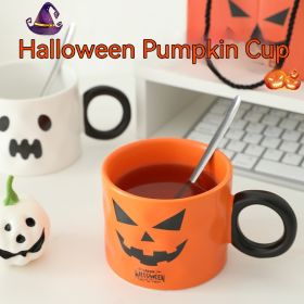 Halloween Mug Pumpkin Shape Cup