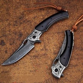 Folding Knife Outdoor Survival Camping Self Defense