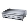 48" Griddler (24" Depth)  4-Burner Commercial  Griddle in Stainless Steel  with 4  legs