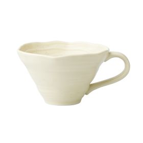 Large Capacity Breakfast Cup Milk Oatmeal Cup Hand Pinch Feeling Ceramic Cup