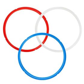 3pcs New Silicone Seal Rings Gasket For Instant Pot Blue Red White IP-DUO60 IP-LUX60 IP-DUO50 IP-LUX50 Smart-60 (size: 8qt)