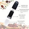 1pc/2pcs Electric Pepper Mill Herb Coffee Grinder Automatic Gravity Induction Salt Shaker Grinders Machine Kitchen Herb Spice Mill Tools (Battery Not