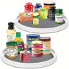 1pc Non-Skid Lazy Susan Organizers; Turntable Rack For Cabinet; Pantry Organization And Storage; Kitchen; Fridge; Spice Rack; Home Kitchen Supplies